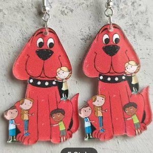 Clifford the Big Red Dog Earrings